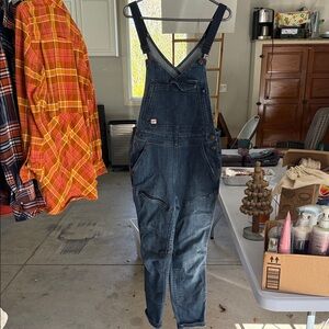 Duluth Trading Co Blue Denim Overalls